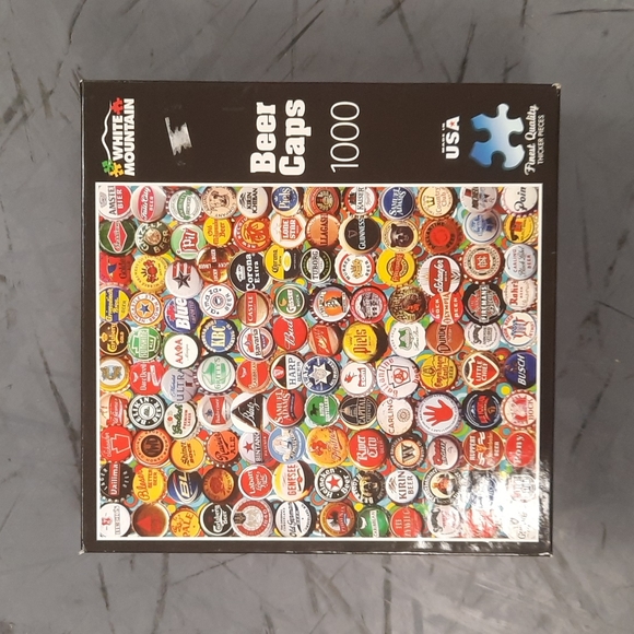 1000 Piece Beer Cap Puzzle - Picture 1 of 4